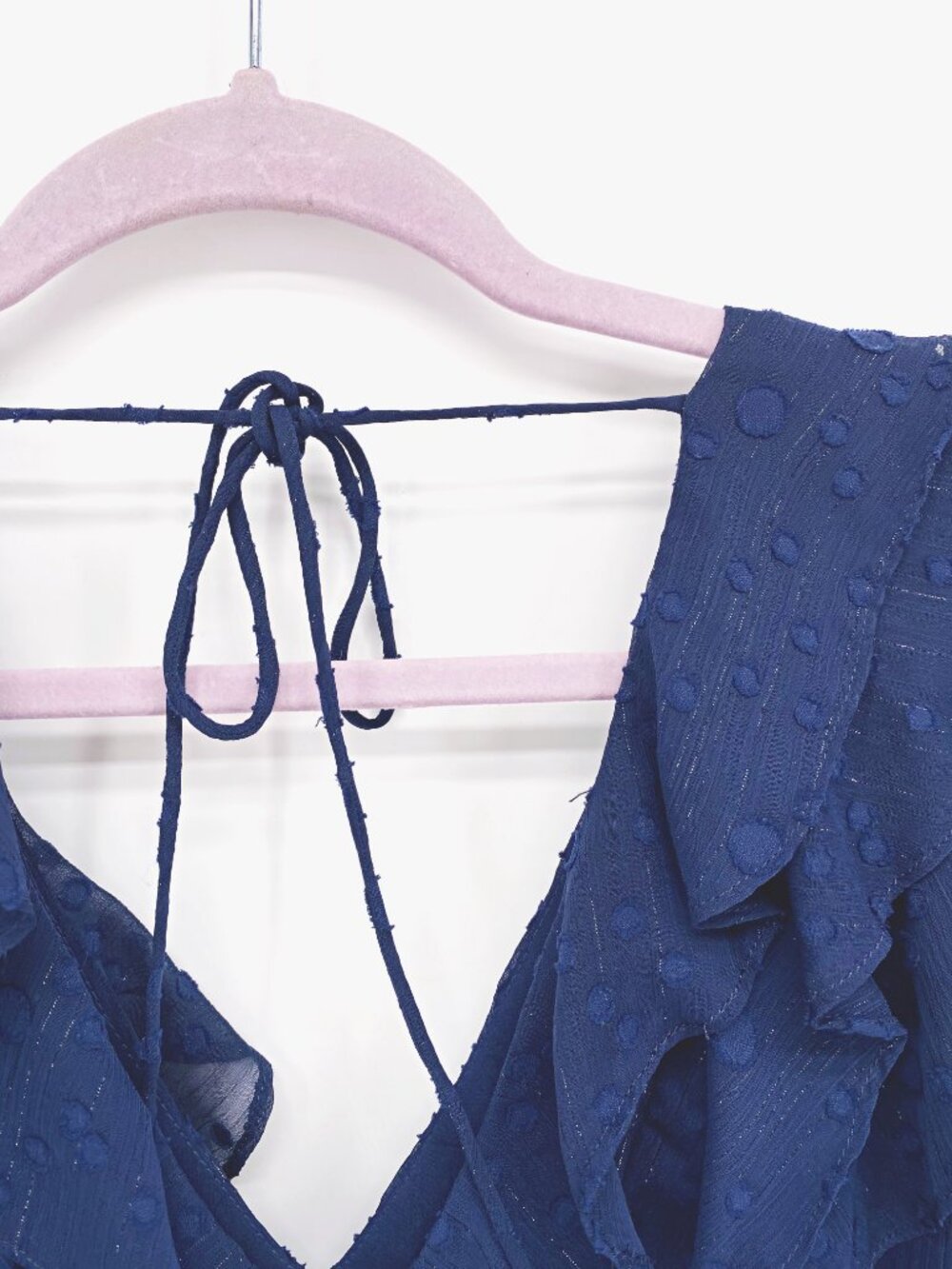 Hutch Swiss Dot Ruffle Blouse - Picture 9 of 13